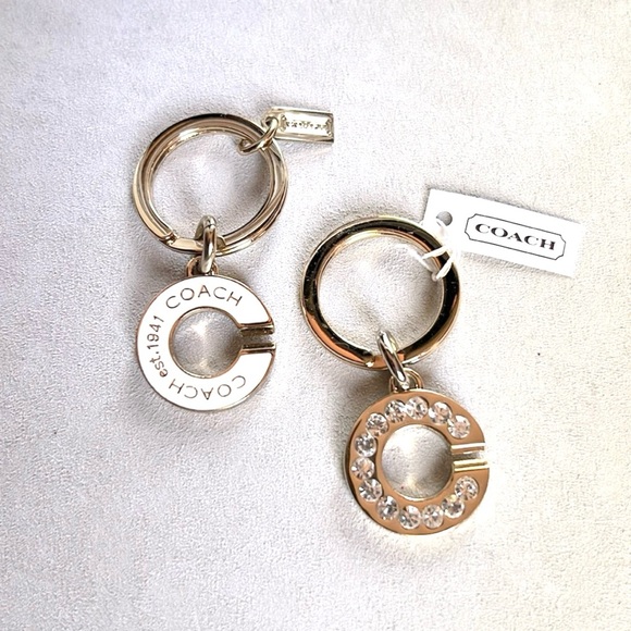 NWT Coach Interlocking C Valet Key Fob Keychain - Picture 1 of 4